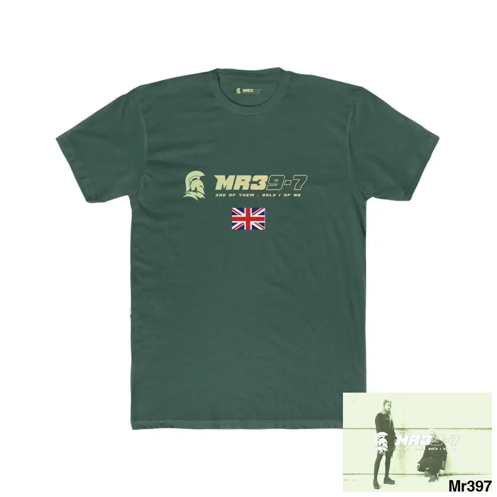 Mr39-7 Kenya 2015 Mombasa airport Top Thai Organised Crime Men’s Cotton Crew Tee Solid Forest Green / S T-Shirt