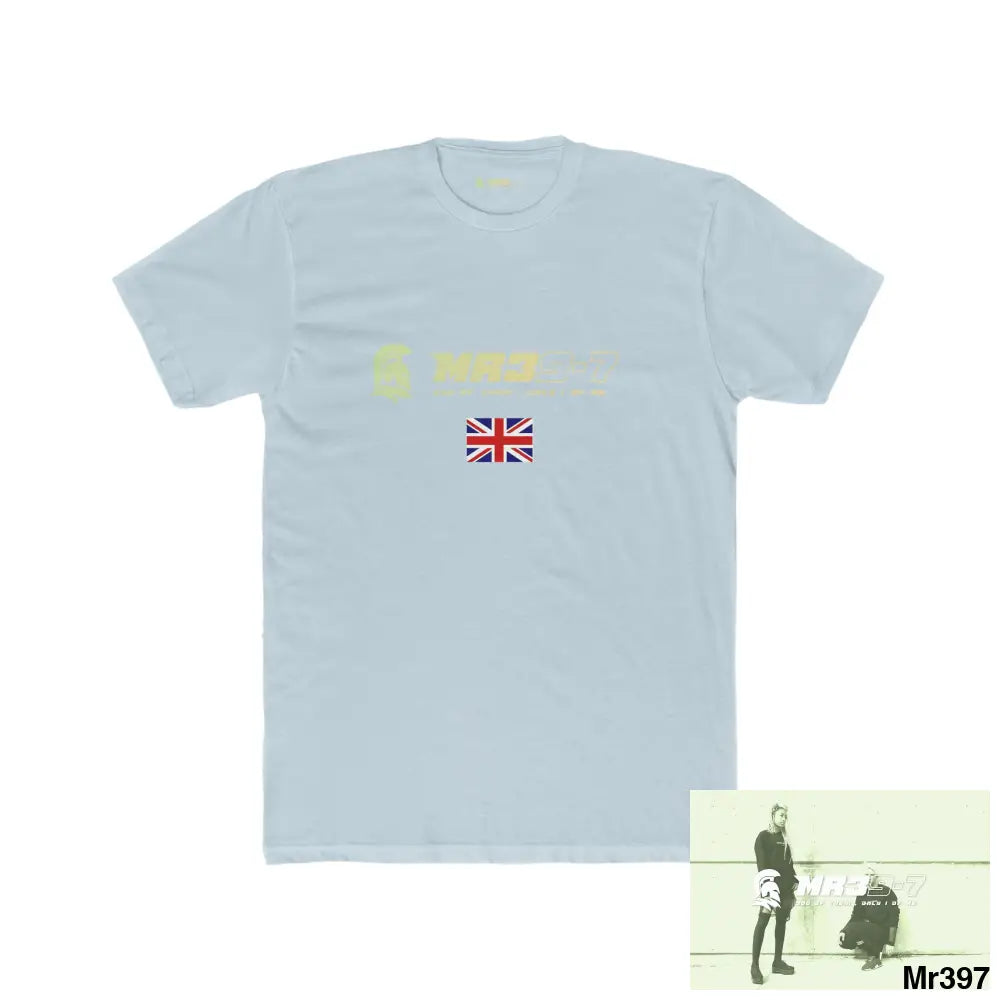 Mr39-7 Kenya 2015 Mombasa airport Top Thai Organised Crime Men’s Cotton Crew Tee Solid Light Blue / S T-Shirt