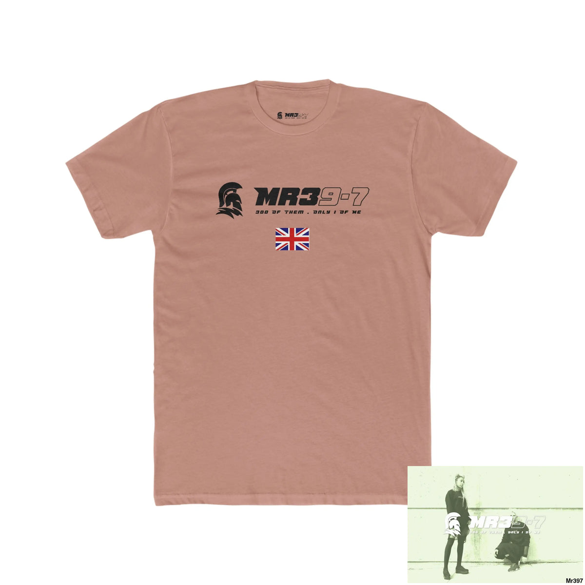 MR39-7 Kenya in Blind Men’s Cotton Crew Tee Solid Desert Pink / S T-Shirt