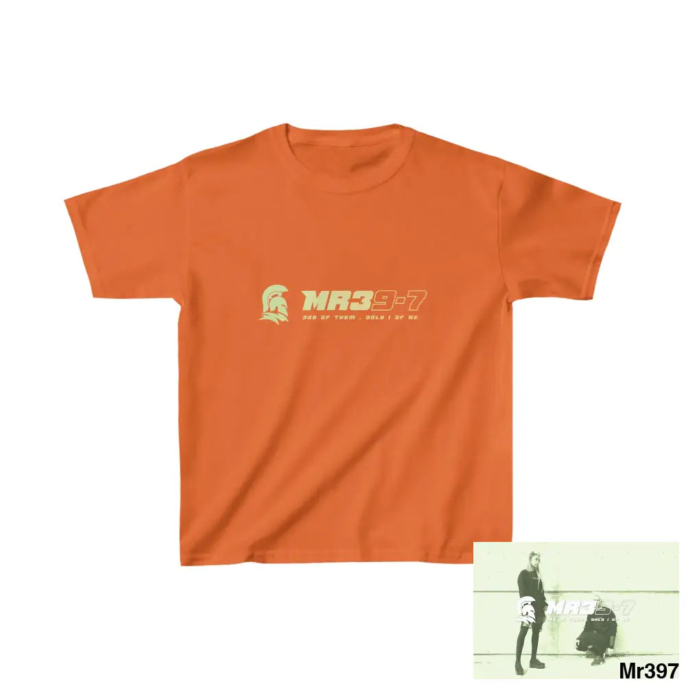 MR39-7 Kids Heavy Cotton™ Tee S / Orange Kids clothes