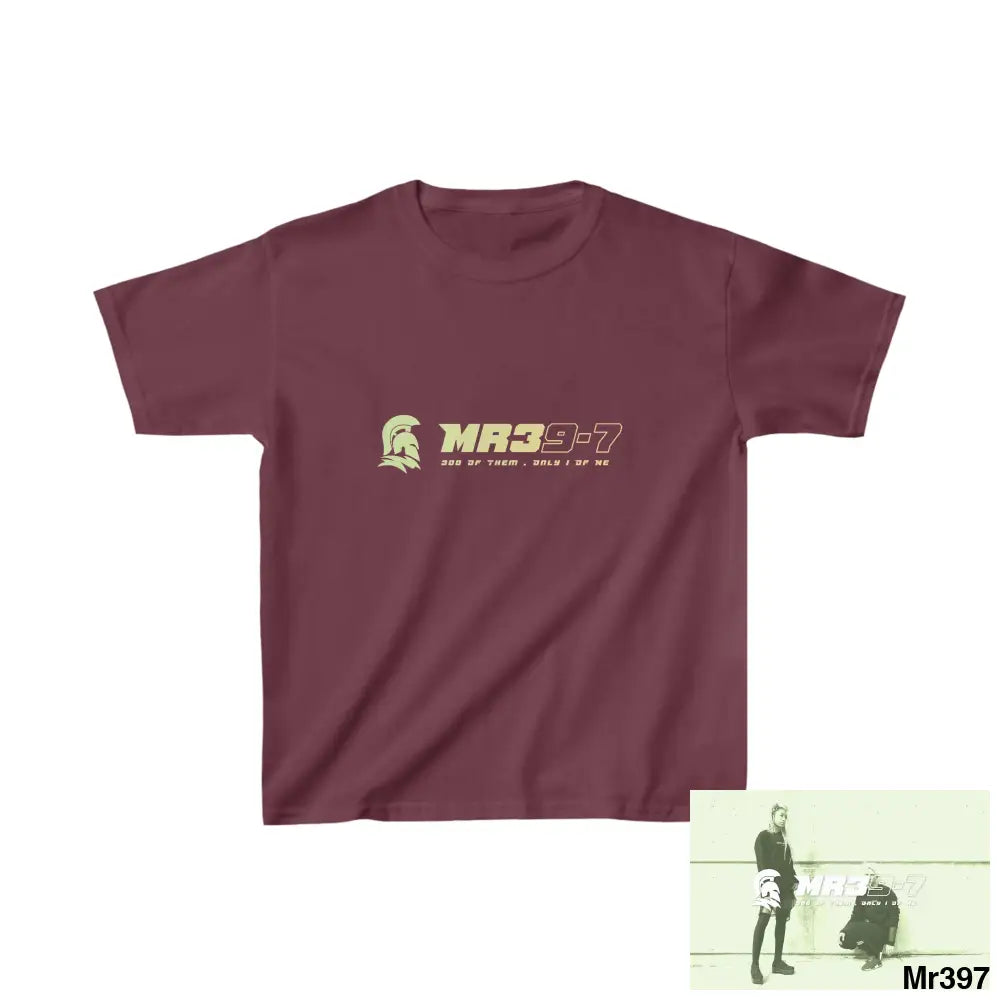 MR39-7 Kids Heavy Cotton™ Tee XS / Maroon Kids clothes