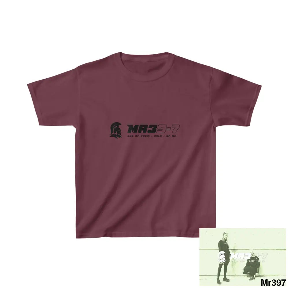 MR39 7- Kids Heavy Cotton™ Tee XS / Maroon Kids clothes