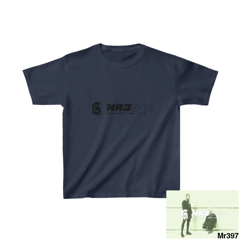 MR39 7- Kids Heavy Cotton™ Tee XS / Navy Kids clothes