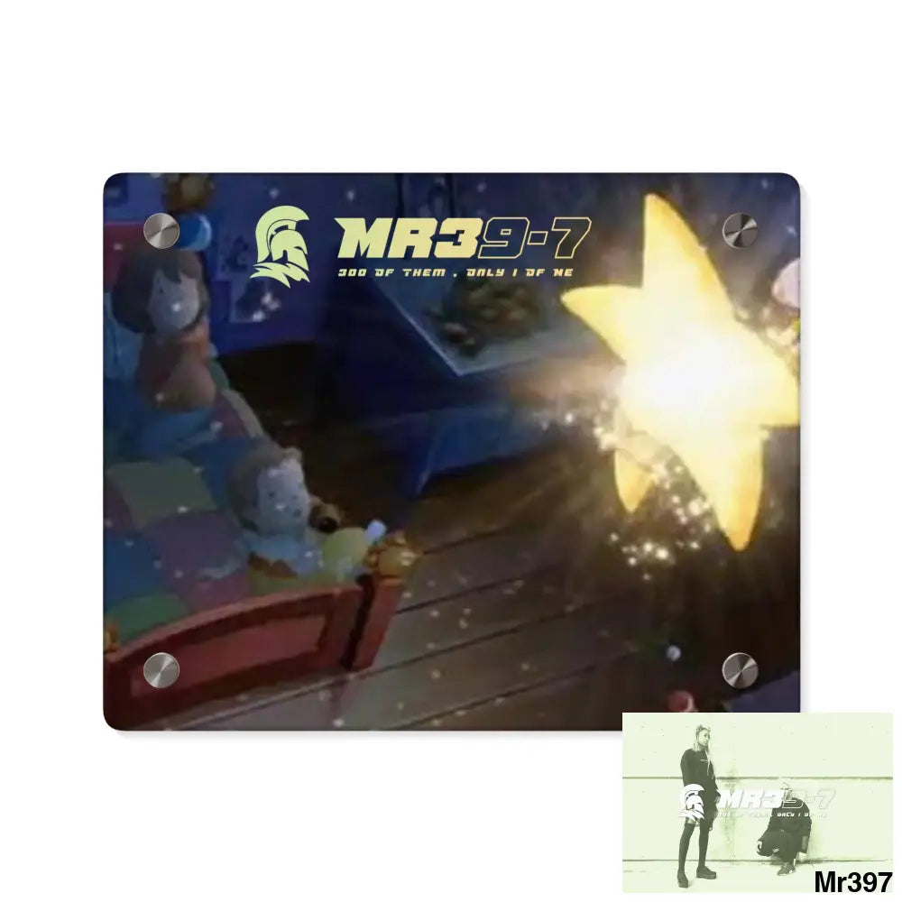 MR39-7 Laura’s Star Acrylic Wall Art Panels 10″ x 8″ (Horizontal) / 0.25’’ Home Decor