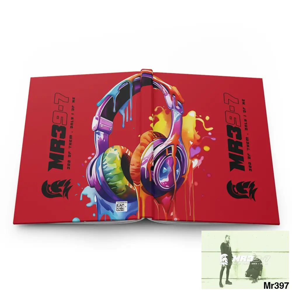 Mr39-7 Melting Headset Hardcover Journal Matte Journal Paper products