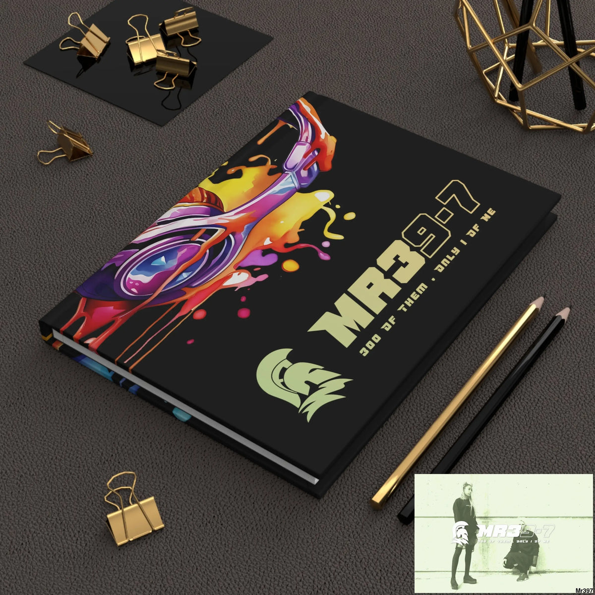 Mr39-7 Melting Headset Hardcover Journal Matte Journal Paper products