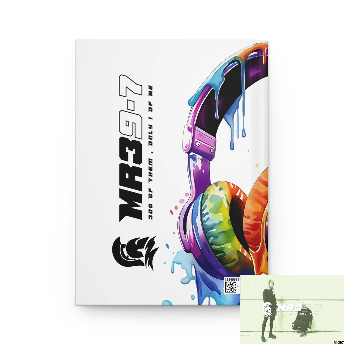 Mr39-7 melting headset Hardcover Journal Matte Journal Paper products