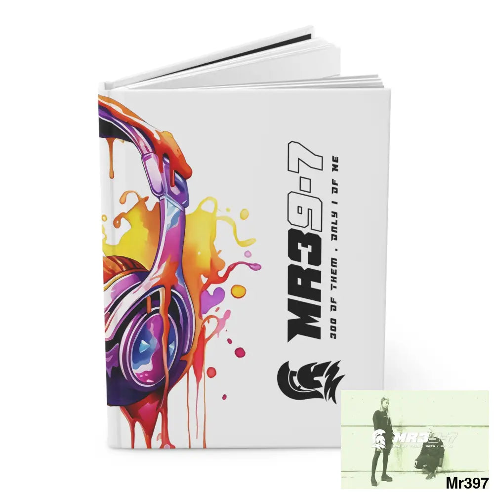 Mr39-7 melting headset Hardcover Journal Matte Journal Paper products