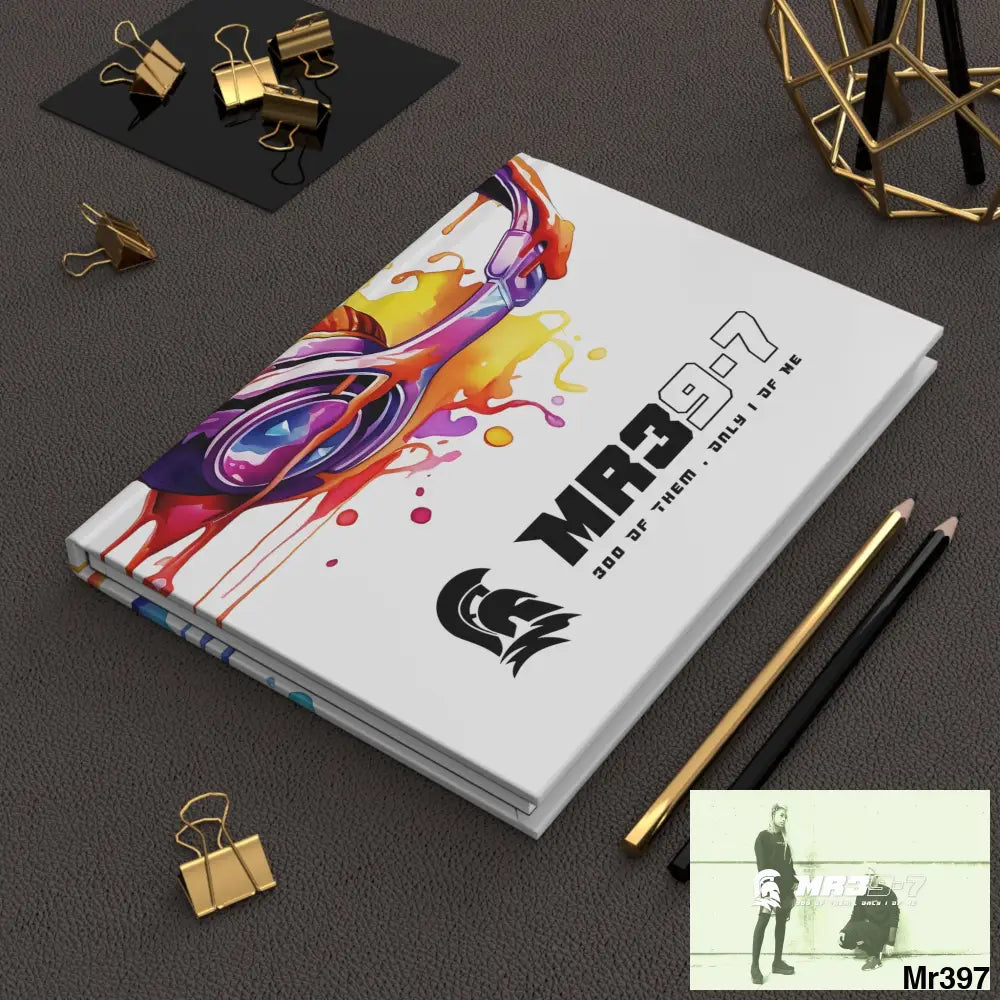 Mr39-7 melting headset Hardcover Journal Matte Journal Paper products