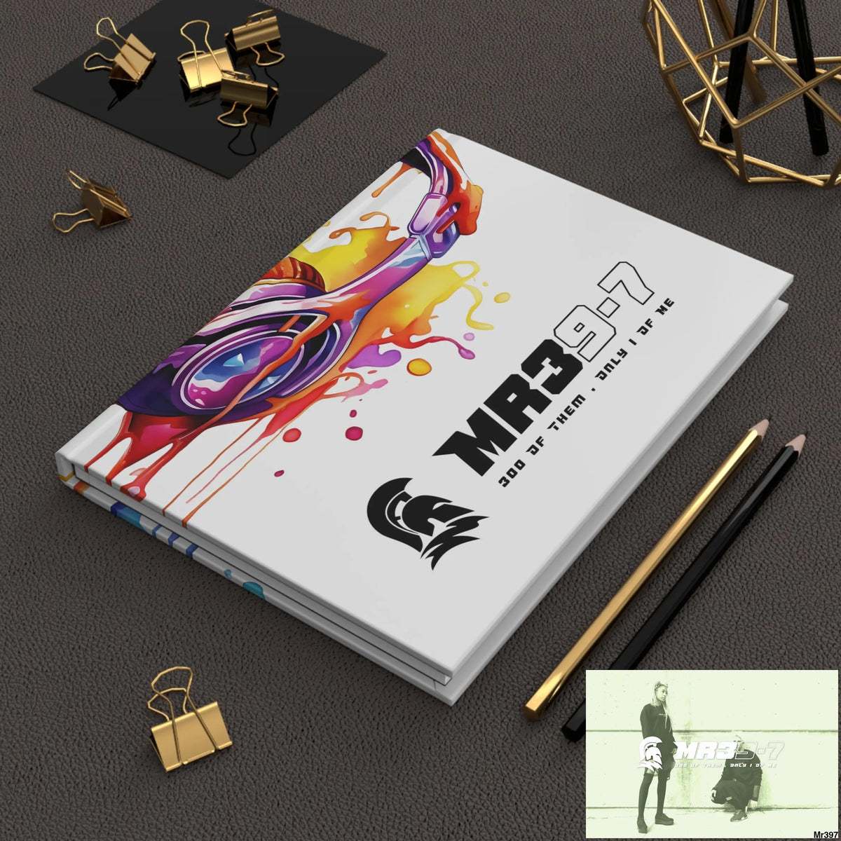 Mr39-7 melting headset Hardcover Journal Matte Journal Paper products