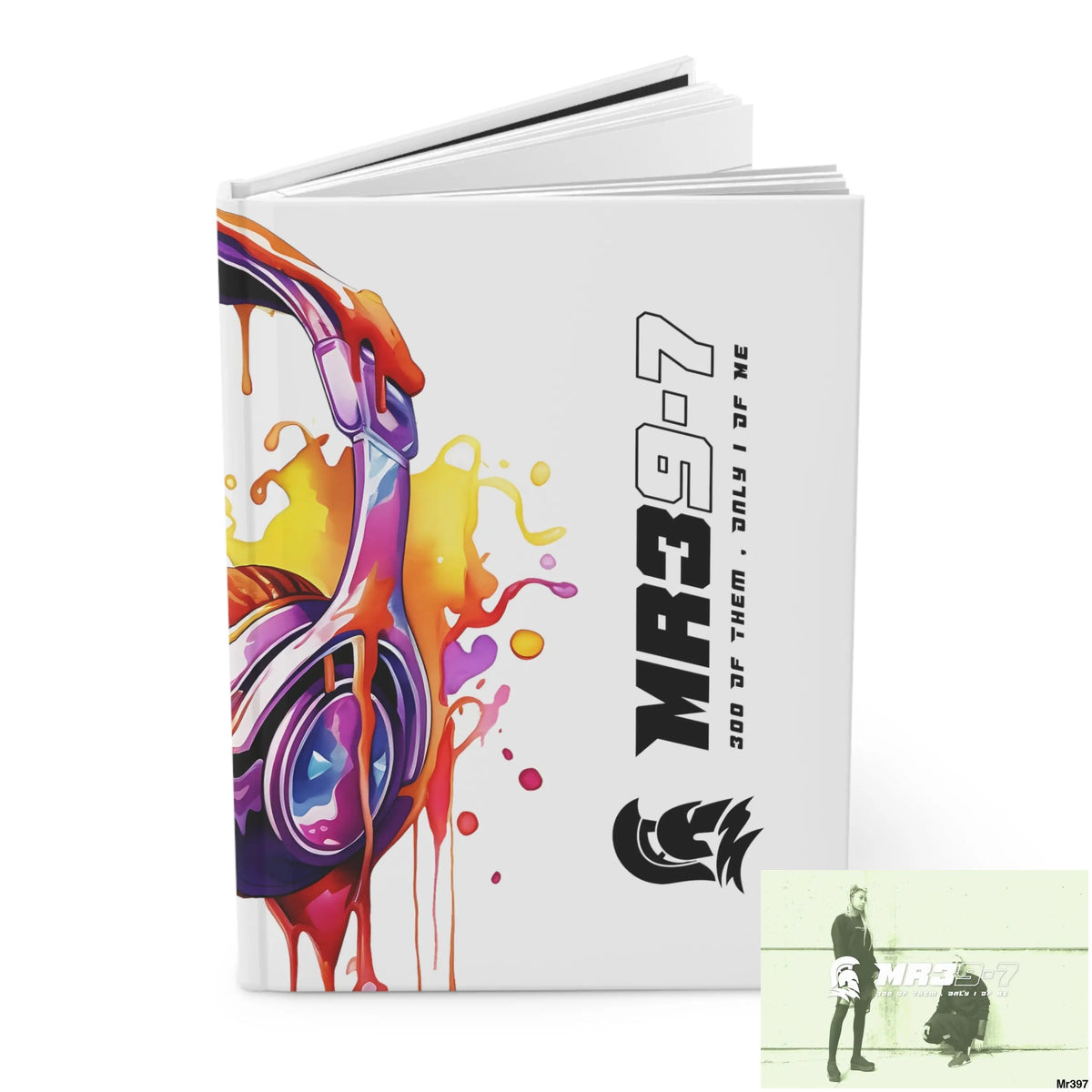Mr39-7 melting headset Hardcover Journal Matte Journal Paper products