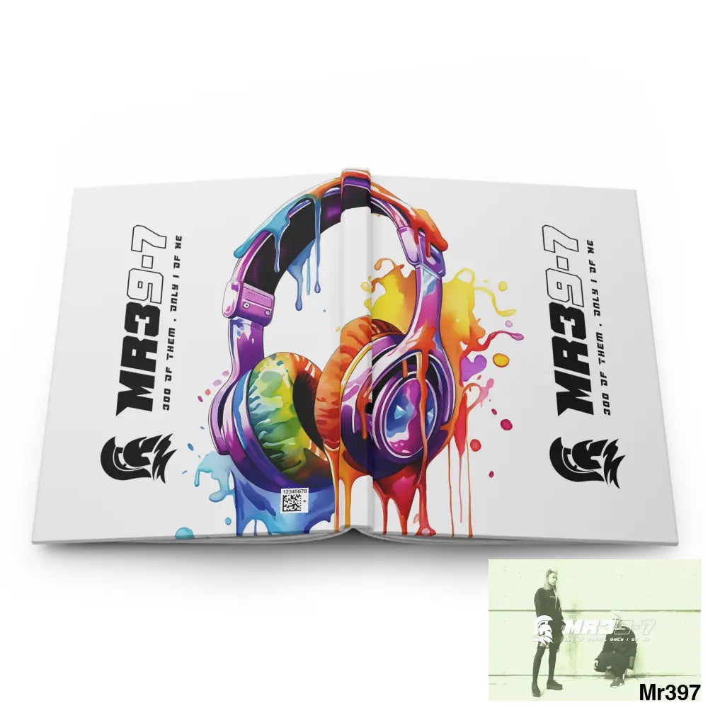 Mr39-7 melting headset Hardcover Journal Matte Journal Paper products