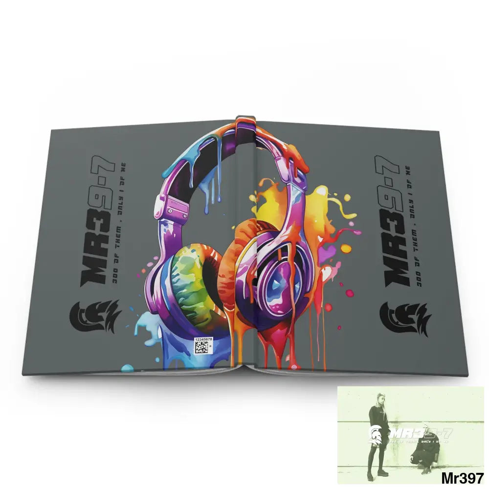 Mr39-7 Melting Headset Hardcover Journal Matte Journal Paper products