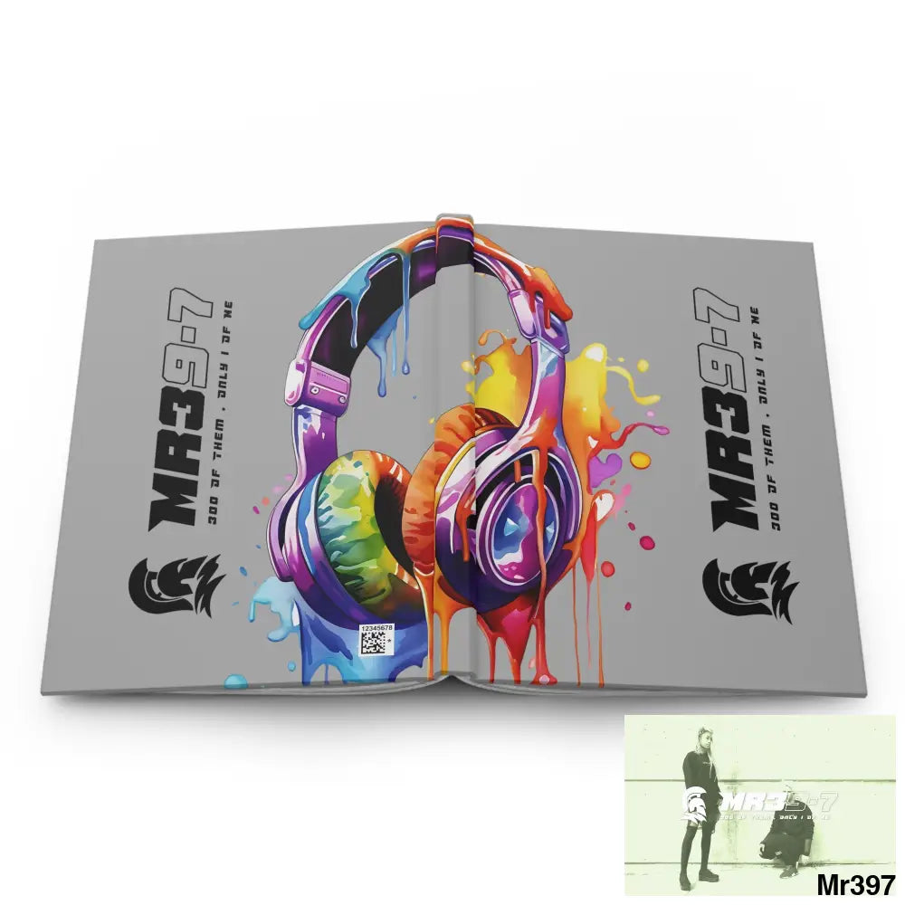 Mr39-7 Melting Headset Hardcover Journal Matte Journal Paper products
