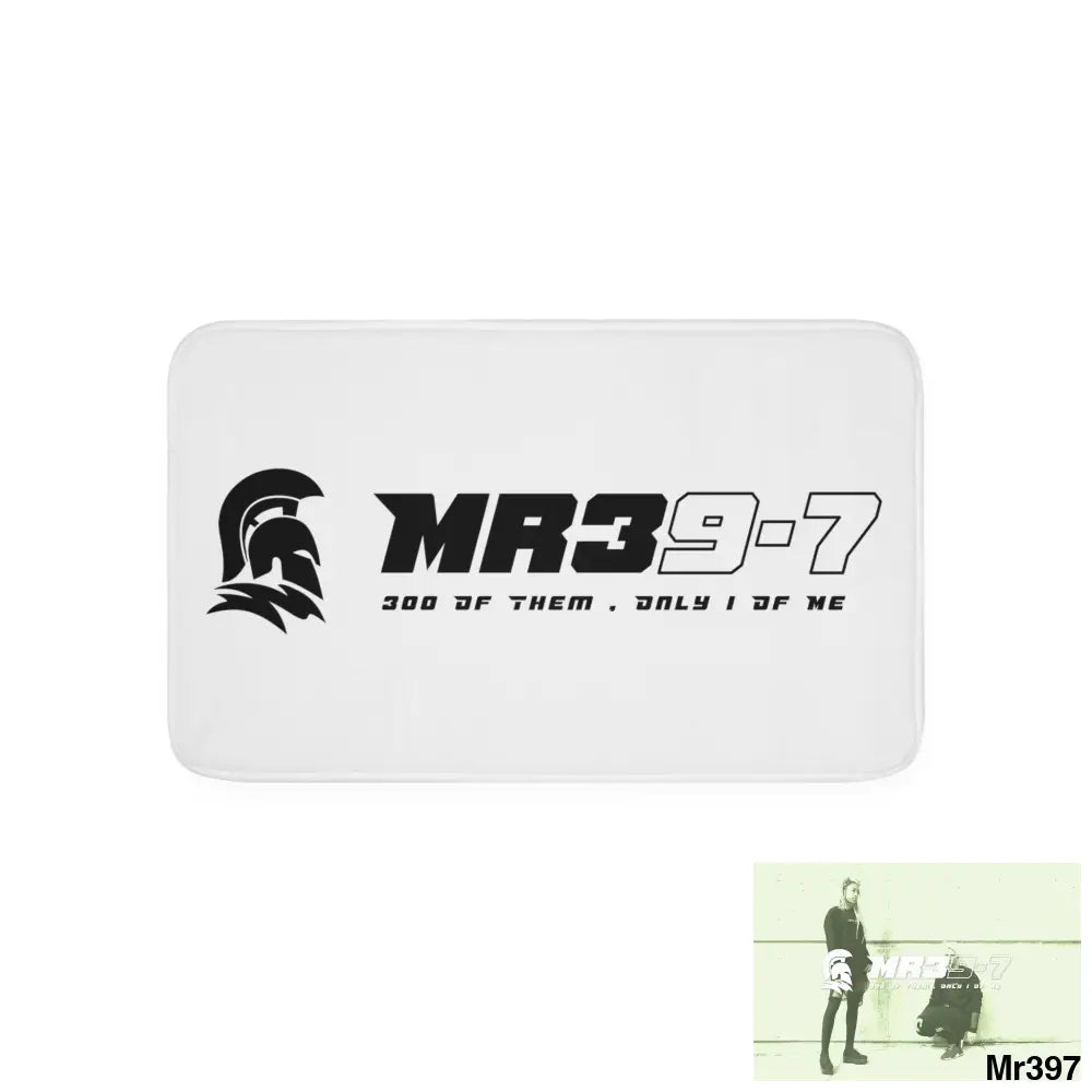 MR39-7 Memory Foam Bath Mat White / 30” x 18” Home Decor