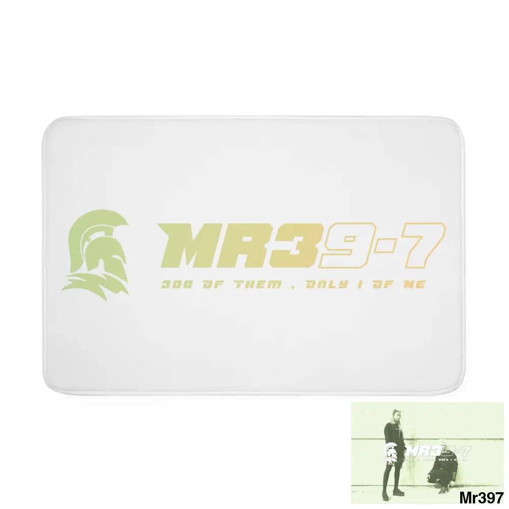 MR39-7 Memory Foam Bath Mat White / 36” x 24” Home Decor