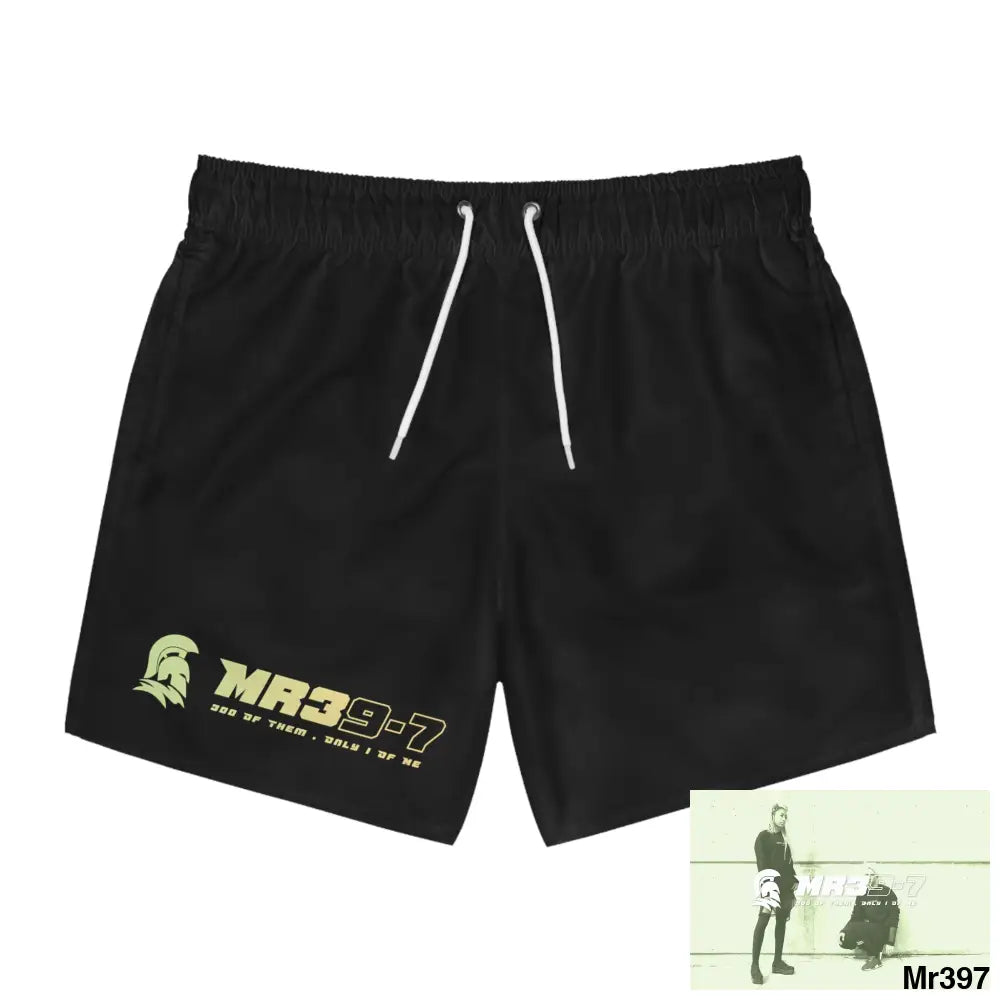 MR39-7 Mens Swim Trunks (AOP) L / Seam thread color automatically matched to design All Over Prints