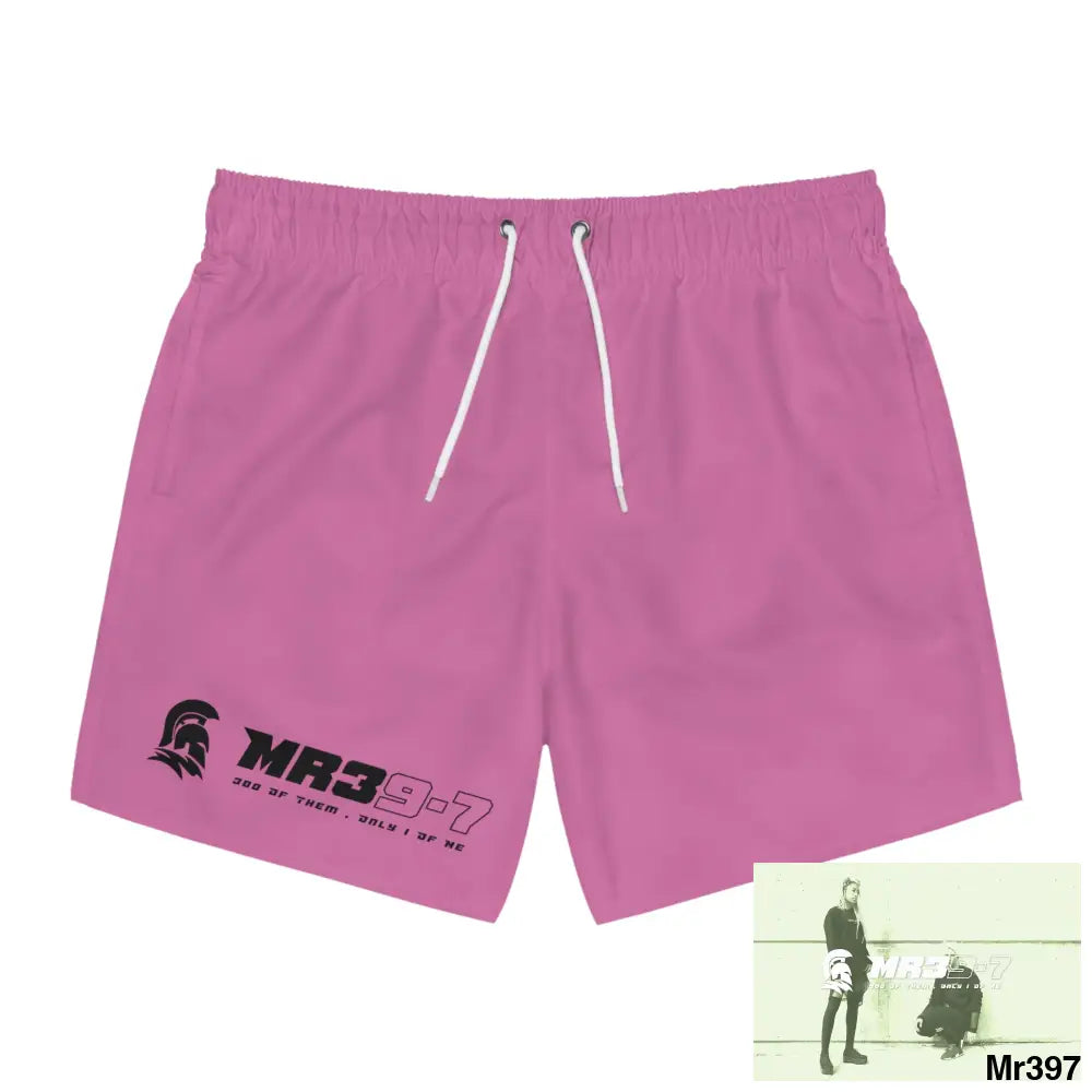 MR39-7 Mens Swim Trunks (AOP) XL / Seam thread color automatically matched to design All Over Prints