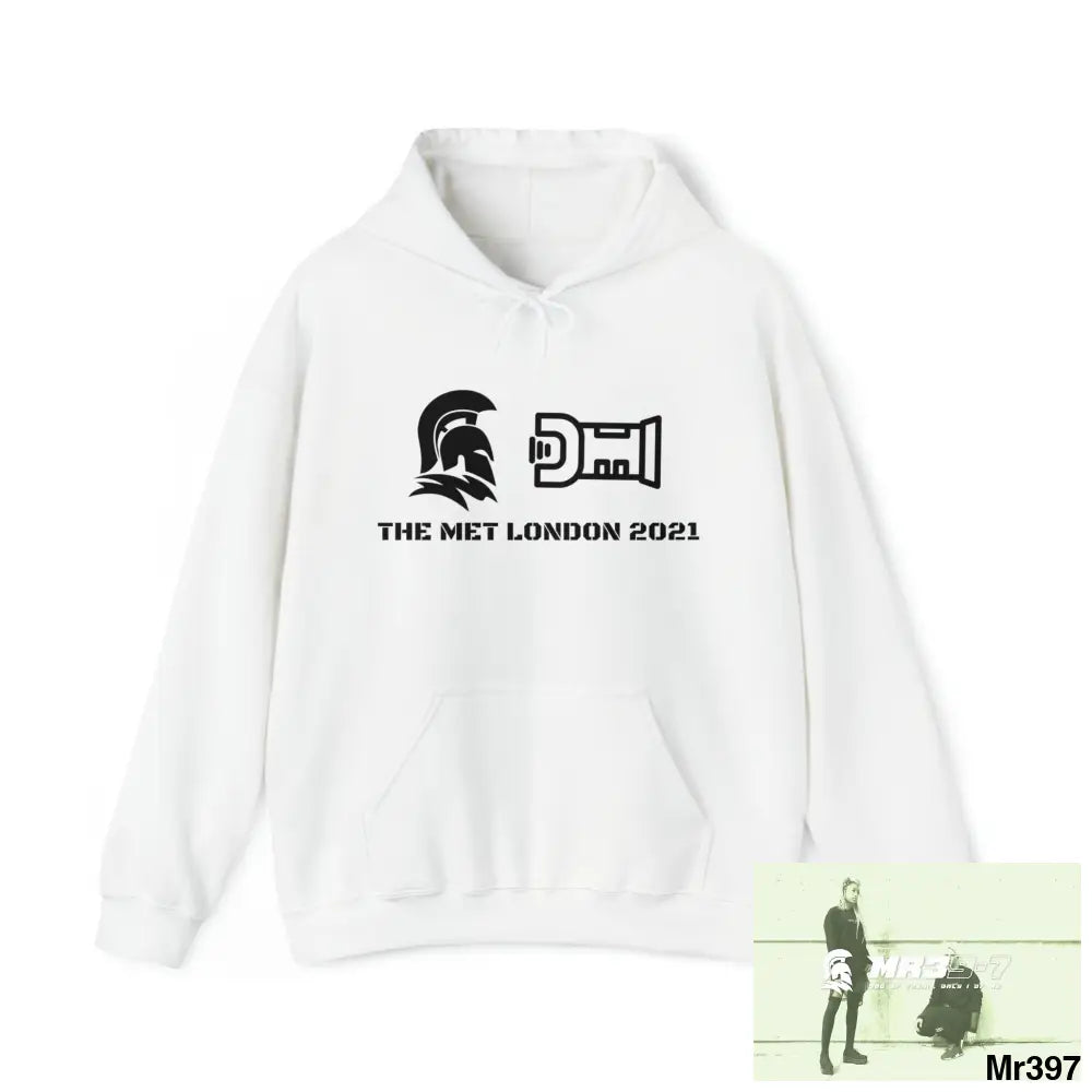 MR39-7 & MET humour - One flew over the Redwoods Centre & got tasered in London 2021 Heavy Blend™ Hooded Sweatshirt