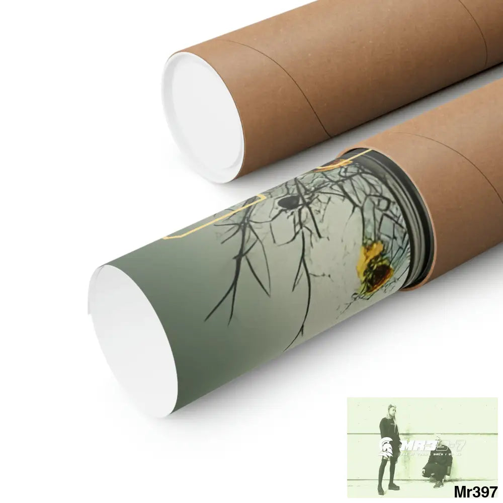 Mr39-7 Relax Fantasy Summer Landscape in a Mason Jar Matte Vertical Posters Poster