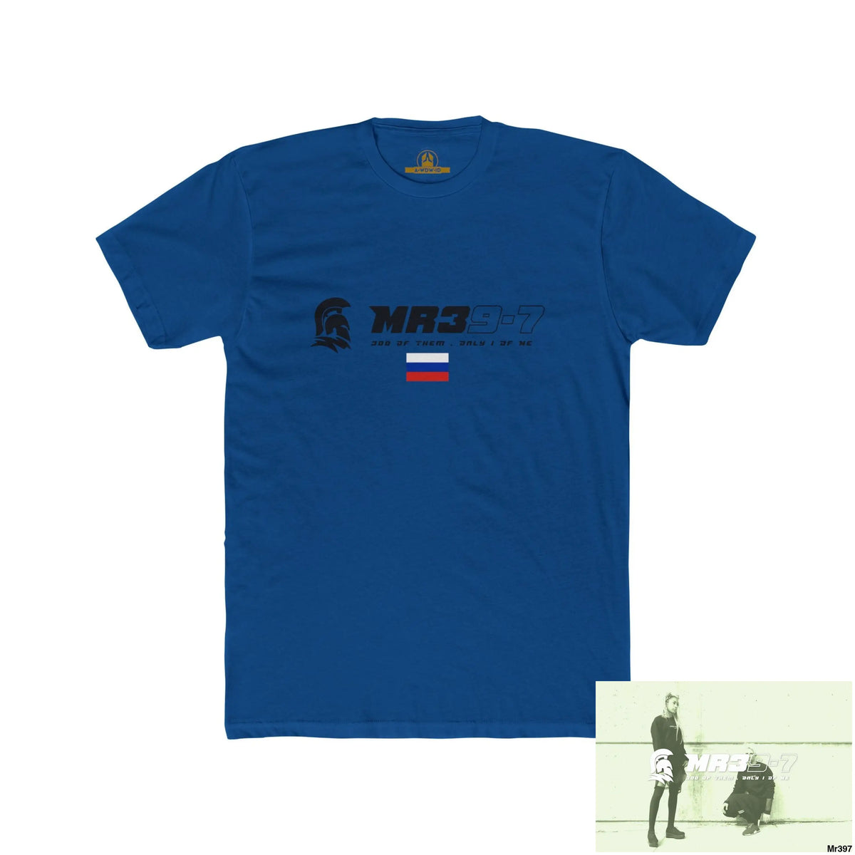 Mr39-7 (Russian Mentality from ?) My Life My Deaths 2001-2024 Their Plans,failed.Tactical GB Men’s Cotton Crew Tee