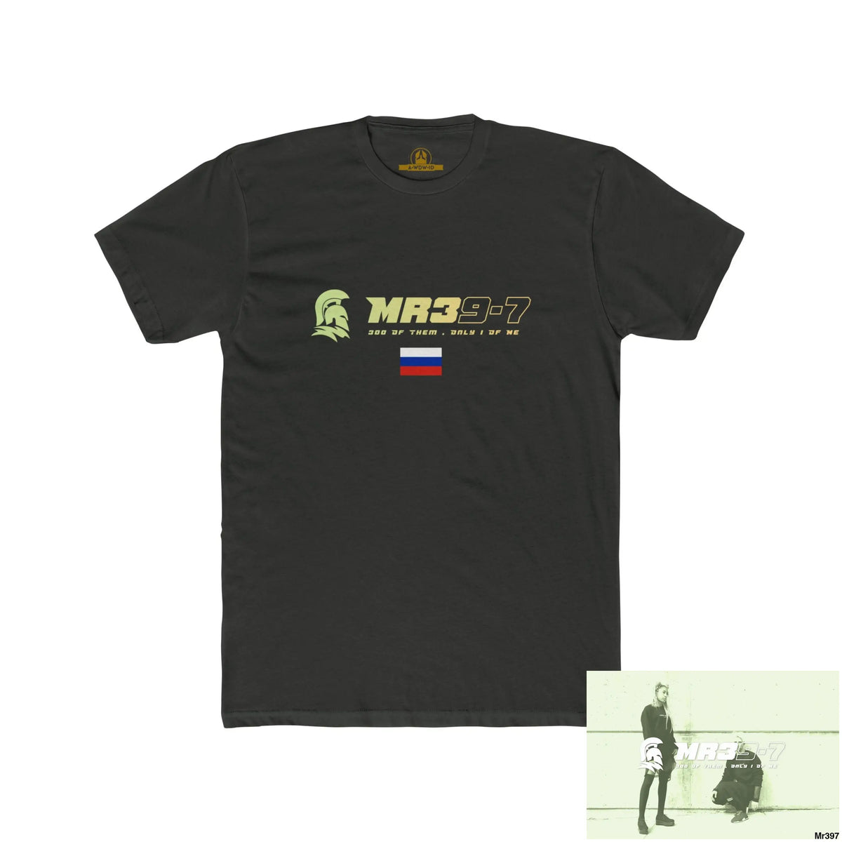 Mr39-7 (Russian Mentality from ?) My Life My Deaths 2001-2024 Their Plans,failed.Tactical GB Men’s Cotton Crew Tee