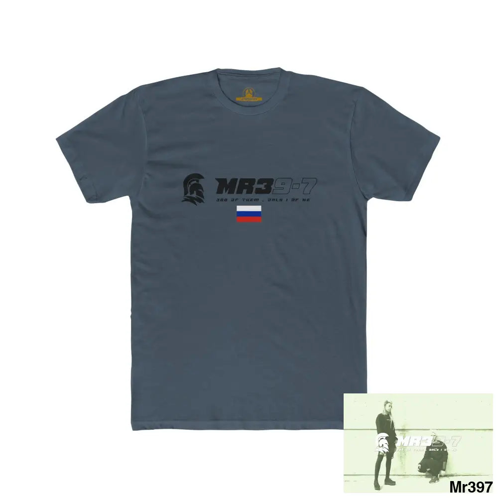 Mr39-7 (Russian Mentality from ?) My Life My Deaths 2001-2024 Their Plans,failed.Tactical GB Men’s Cotton Crew Tee