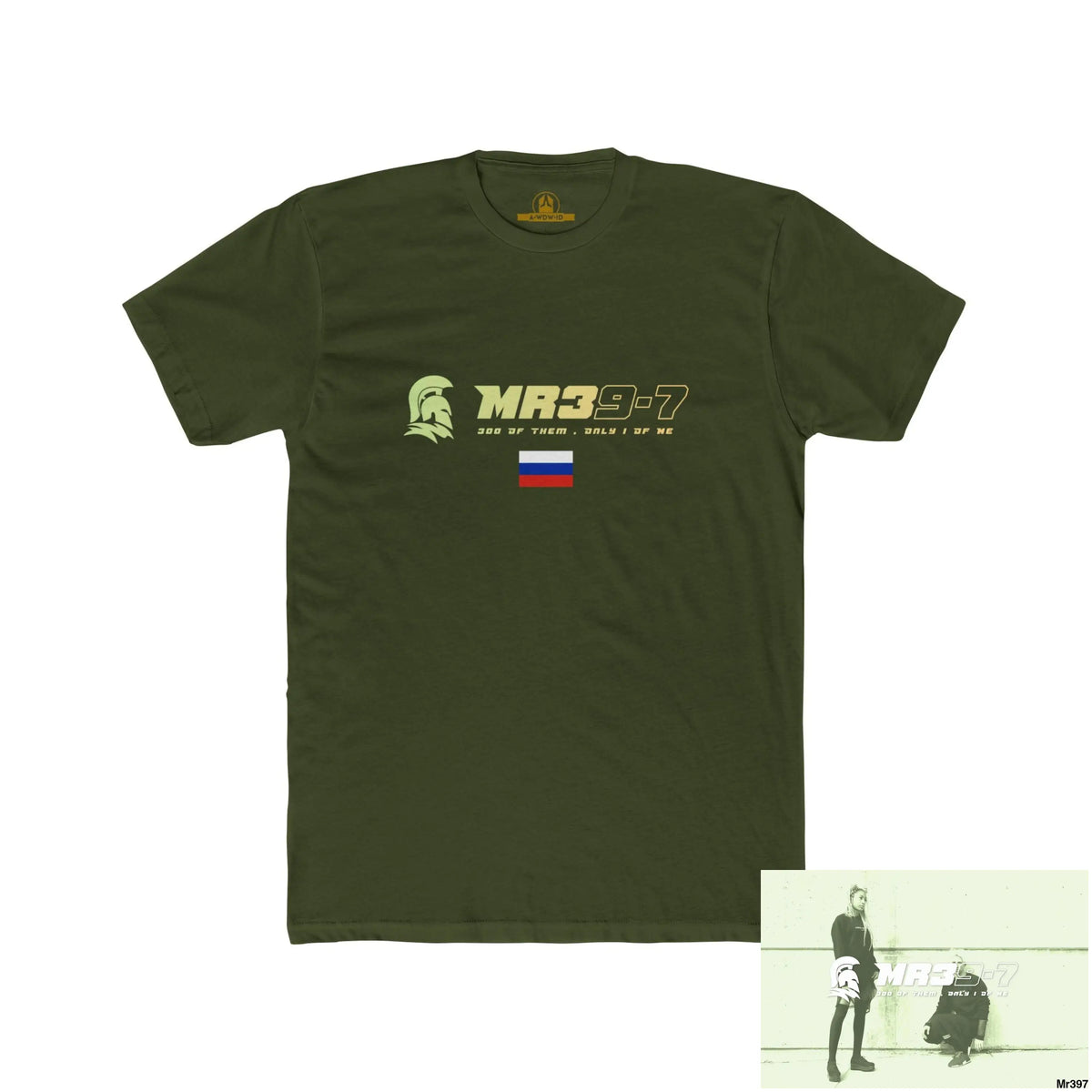 Mr39-7 (Russian Mentality from ?) My Life My Deaths 2001-2024 Their Plans,failed.Tactical GB Men’s Cotton Crew Tee