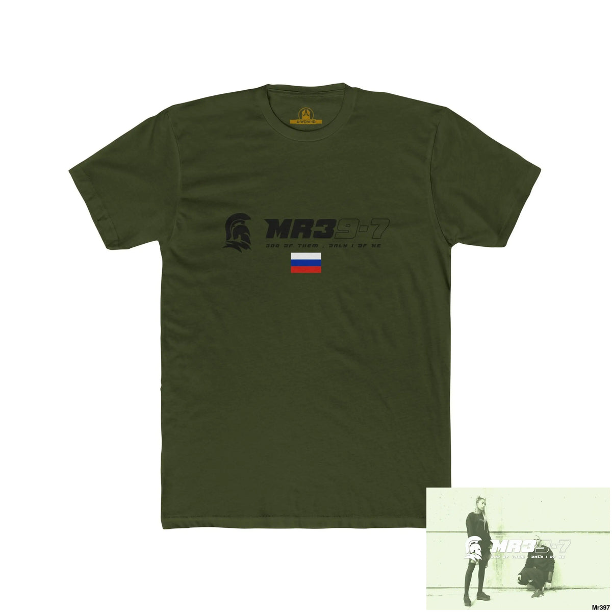 Mr39-7 (Russian Mentality from ?) My Life My Deaths 2001-2024 Their Plans,failed.Tactical GB Men’s Cotton Crew Tee