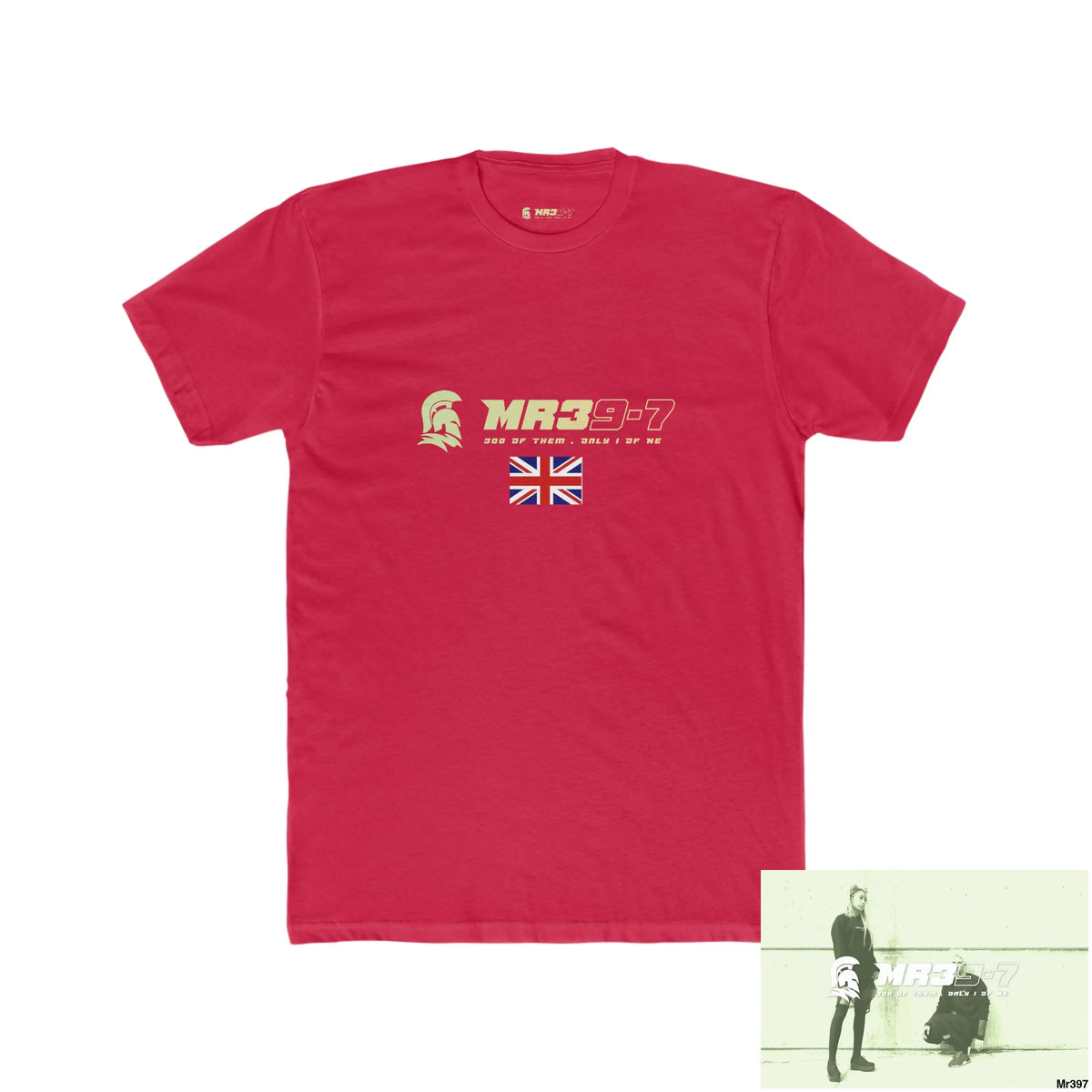 Mr39-7 Shropshire 2022-23 The Albanians Men’s Cotton Crew Tee Solid Red / XS T-Shirt
