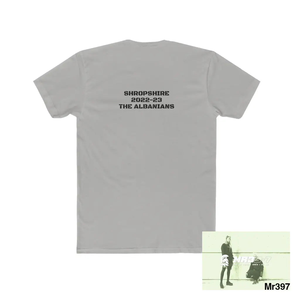 Mr39-7 Shropshire 2022-23 The Albanians Men’s Cotton Crew Tee T-Shirt