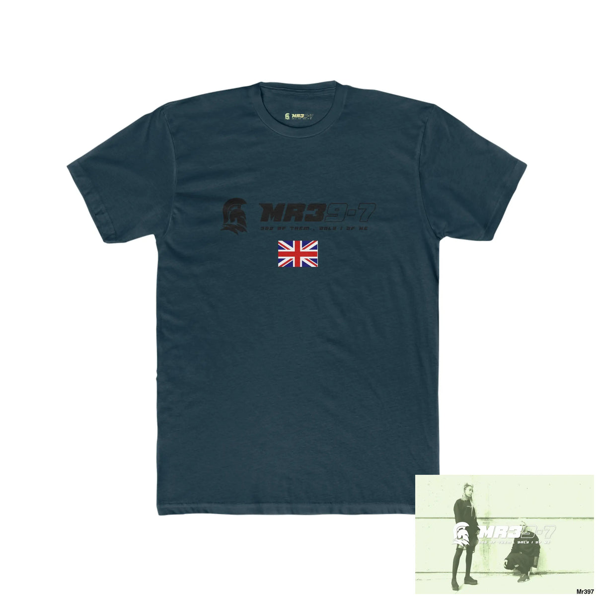 Mr39-7 Shropshire Telford & Wrekin 2022-23 National & International OCGs 100s Men’s Cotton Crew Tee Solid Midnight Navy