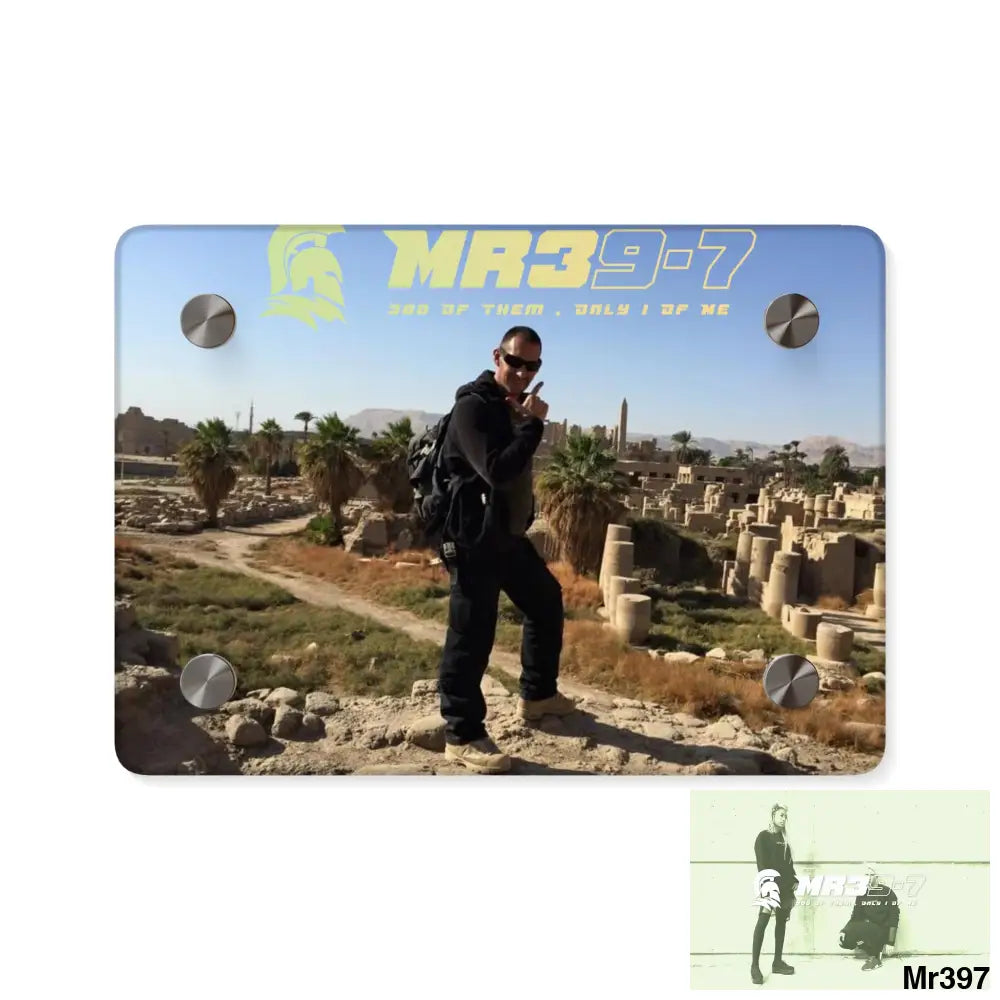 Mr39-7 Sparta Luxor Temples heading to Kenya • Acrylic Wall Art Panels 7’’ x 5’’ (Horizontal) / 0.25’’ Home Decor