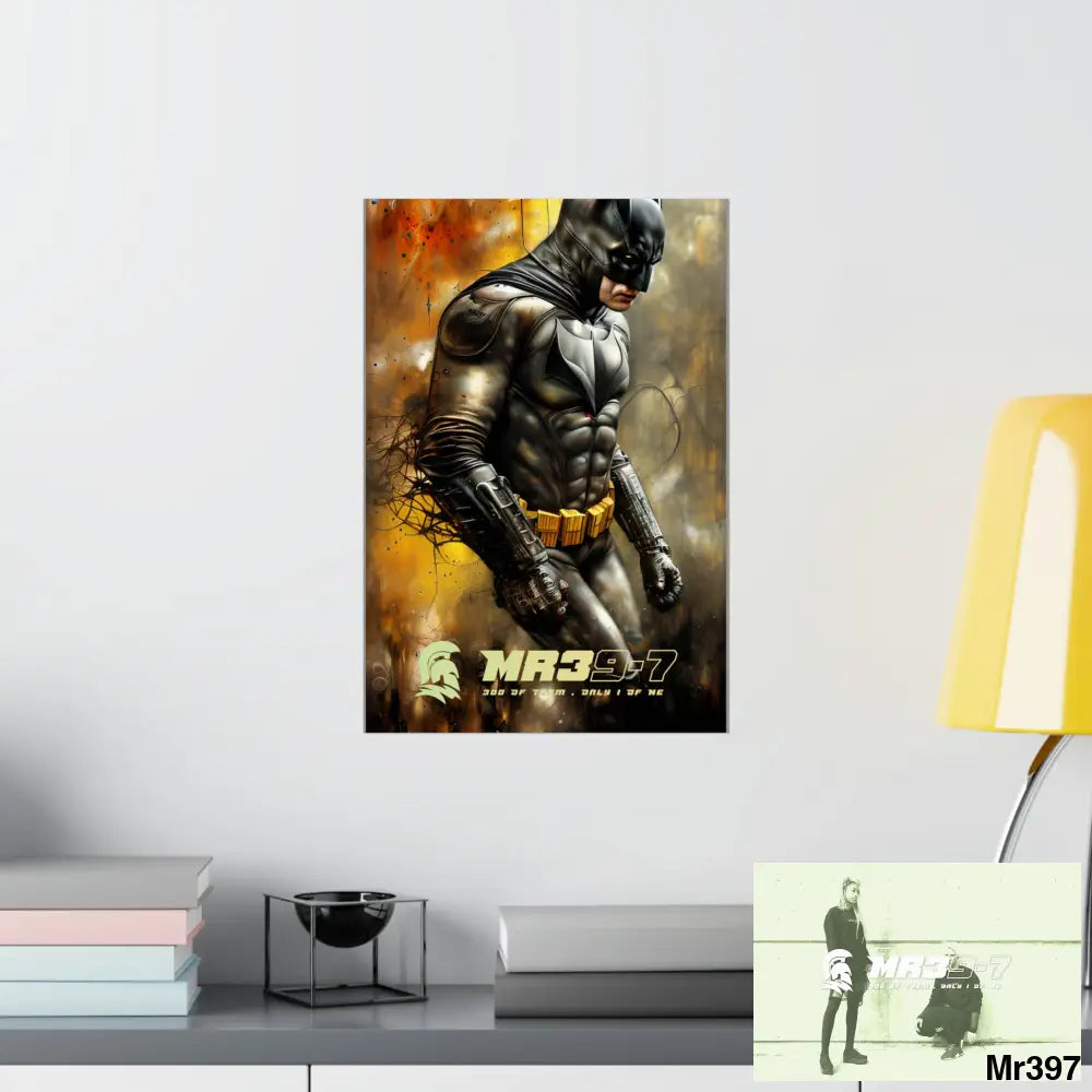 MR39-7 Super Resolution Batpain Steampunk Graphic Matte Vertical Posters 13’’ x 19’’ / Matte Poster