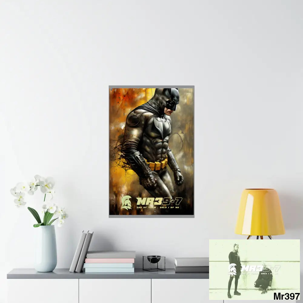 MR39-7 Super Resolution Batpain Steampunk Graphic Matte Vertical Posters 22’’ x 34’’ / Matte Poster