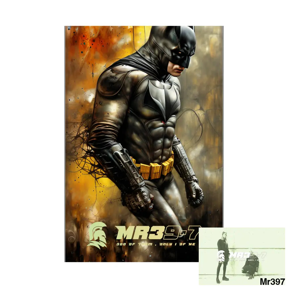 MR39-7 Super Resolution Batpain Steampunk Graphic Matte Vertical Posters Poster