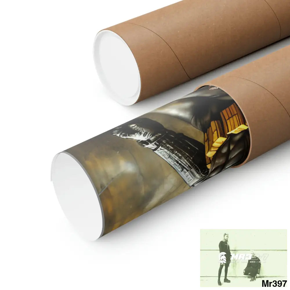 MR39-7 Super Resolution Batpain Steampunk Graphic Matte Vertical Posters Poster