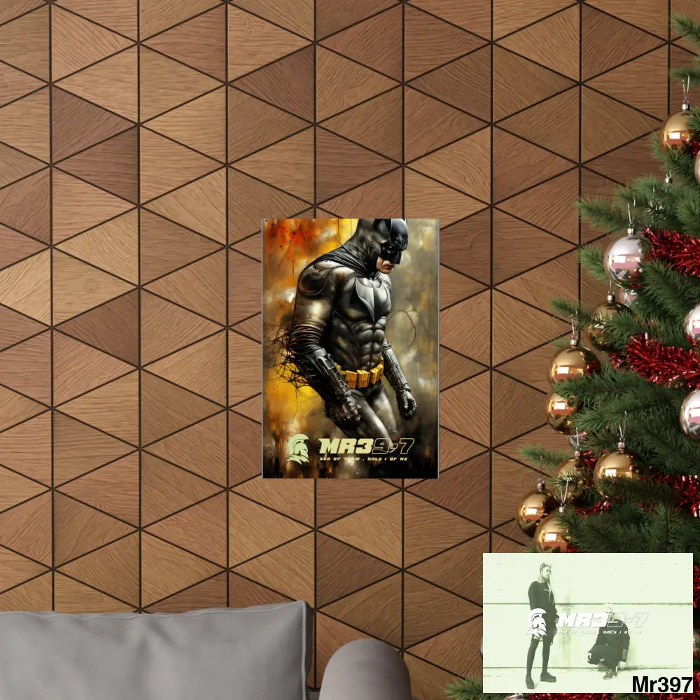 MR39-7 Super Resolution Batpain Steampunk Graphic Matte Vertical Posters Poster