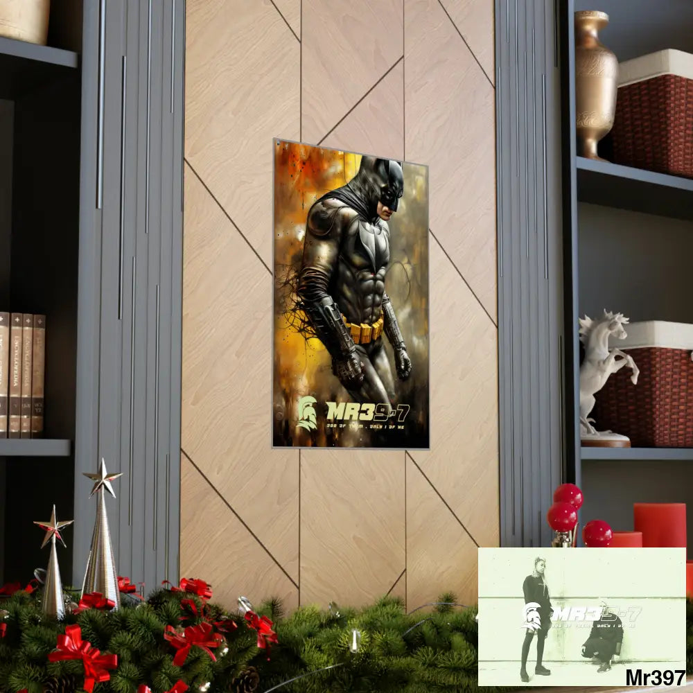 MR39-7 Super Resolution Batpain Steampunk Graphic Matte Vertical Posters Poster