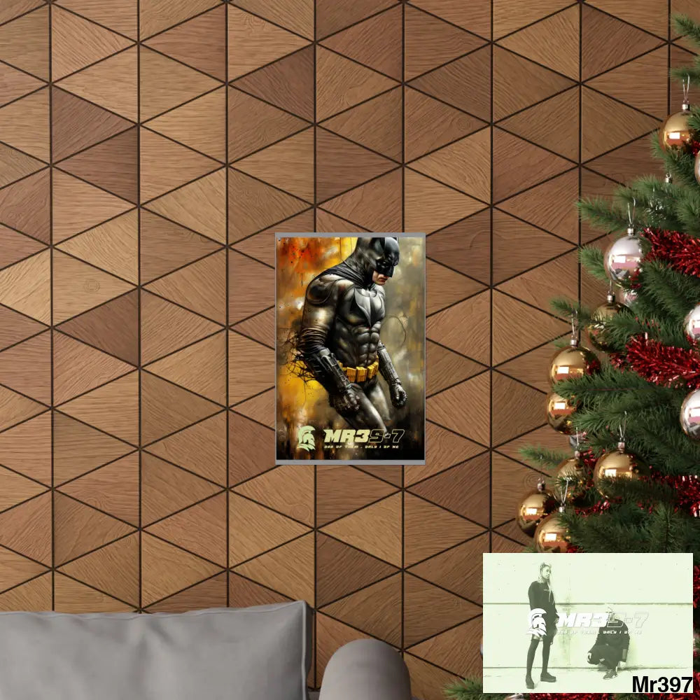 MR39-7 Super Resolution Batpain Steampunk Graphic Matte Vertical Posters Poster