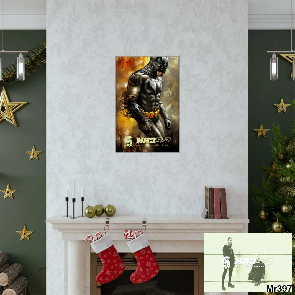 MR39-7 Super Resolution Batpain Steampunk Graphic Matte Vertical Posters Poster