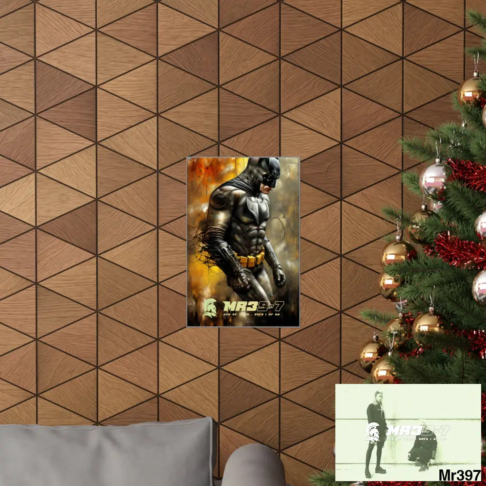 MR39-7 Super Resolution Batpain Steampunk Graphic Matte Vertical Posters Poster