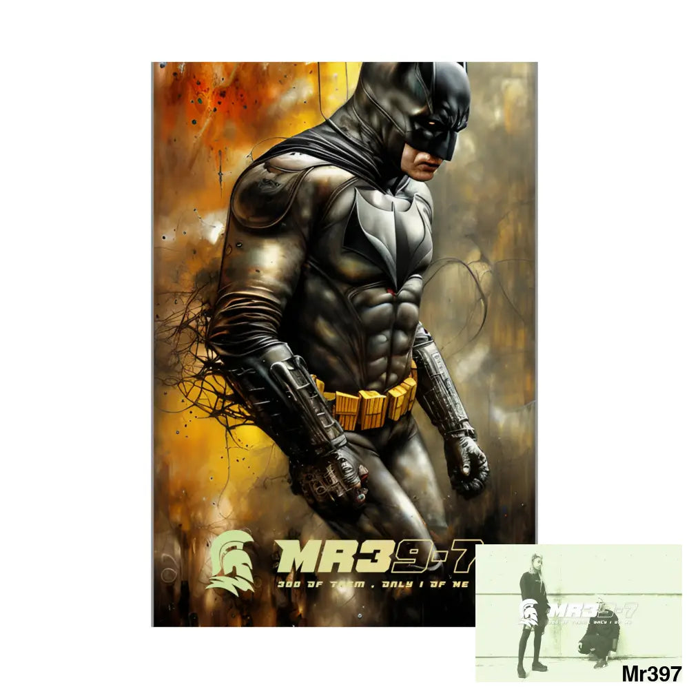 MR39-7 Super Resolution Batpain Steampunk Graphic Matte Vertical Posters Poster