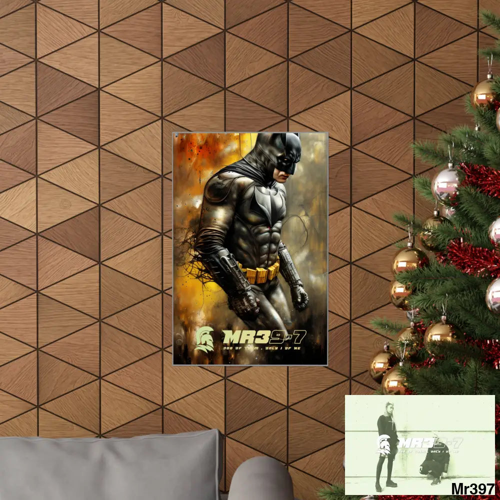 MR39-7 Super Resolution Batpain Steampunk Graphic Matte Vertical Posters Poster