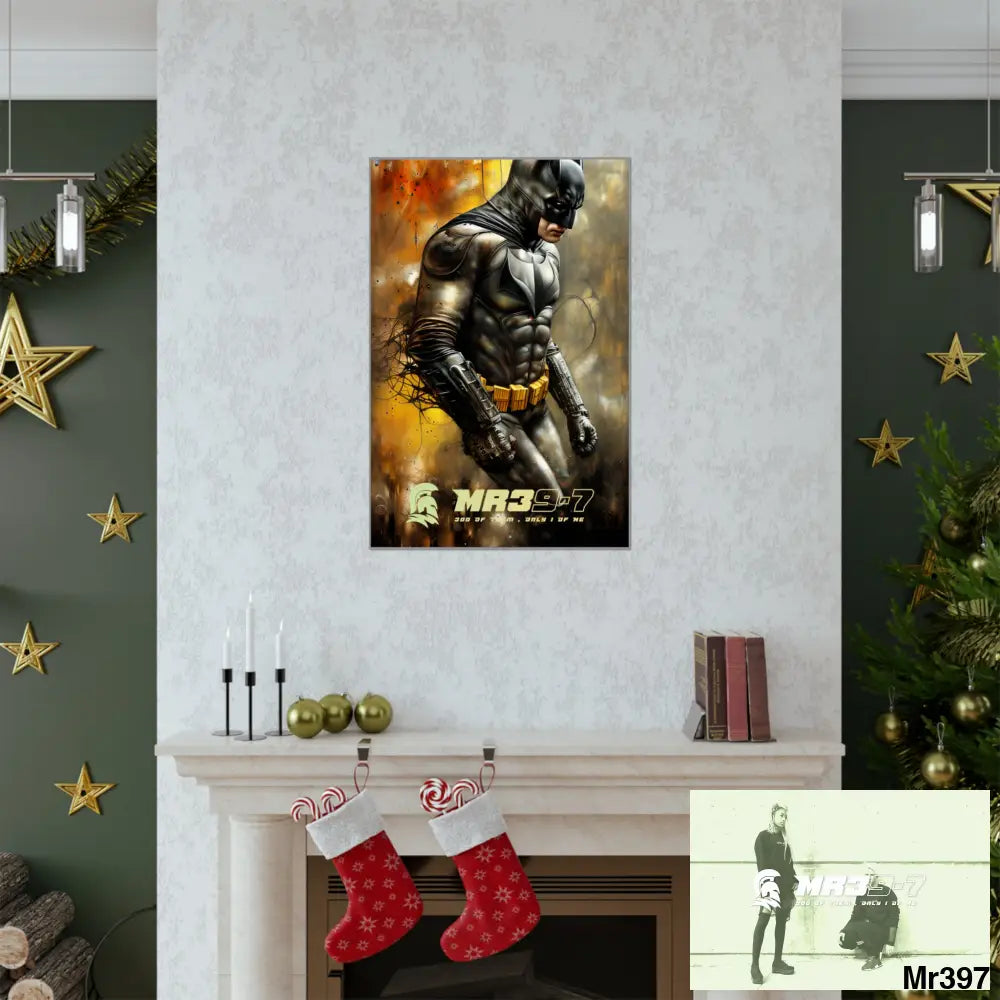 MR39-7 Super Resolution Batpain Steampunk Graphic Matte Vertical Posters Poster