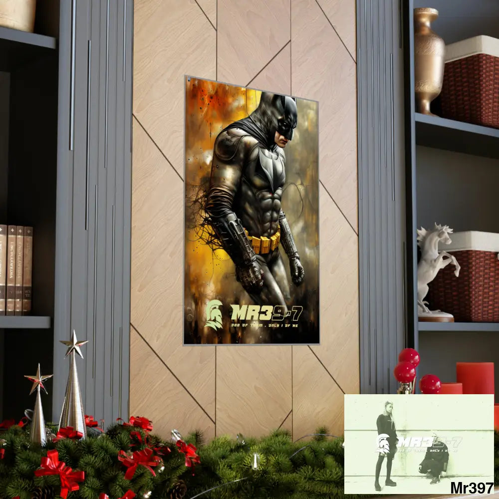 MR39-7 Super Resolution Batpain Steampunk Graphic Matte Vertical Posters Poster