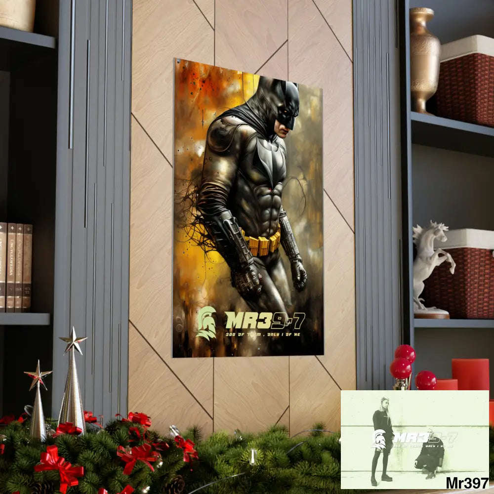 MR39-7 Super Resolution Batpain Steampunk Graphic Matte Vertical Posters Poster