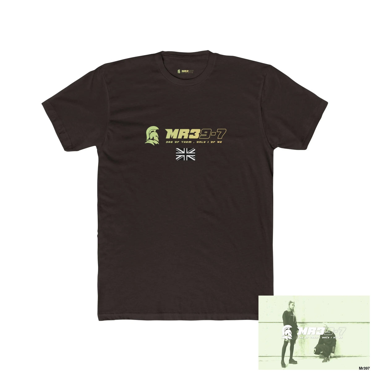 MR39-7 Tactical GB 2012 My work Colwyn Bay to and from Men’s Cotton Crew Tee Solid Dark Chocolate / S T-Shirt
