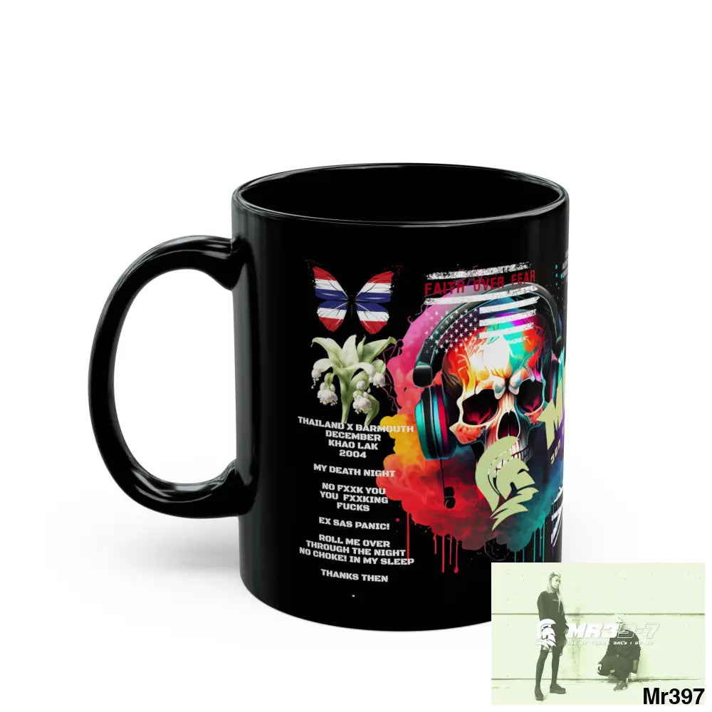 Mr39-7 Tactical SAS Roll over 11oz Black Mug GB / Thailand/ Bermo /Wales My Death /Murder night 2004 11oz Mug