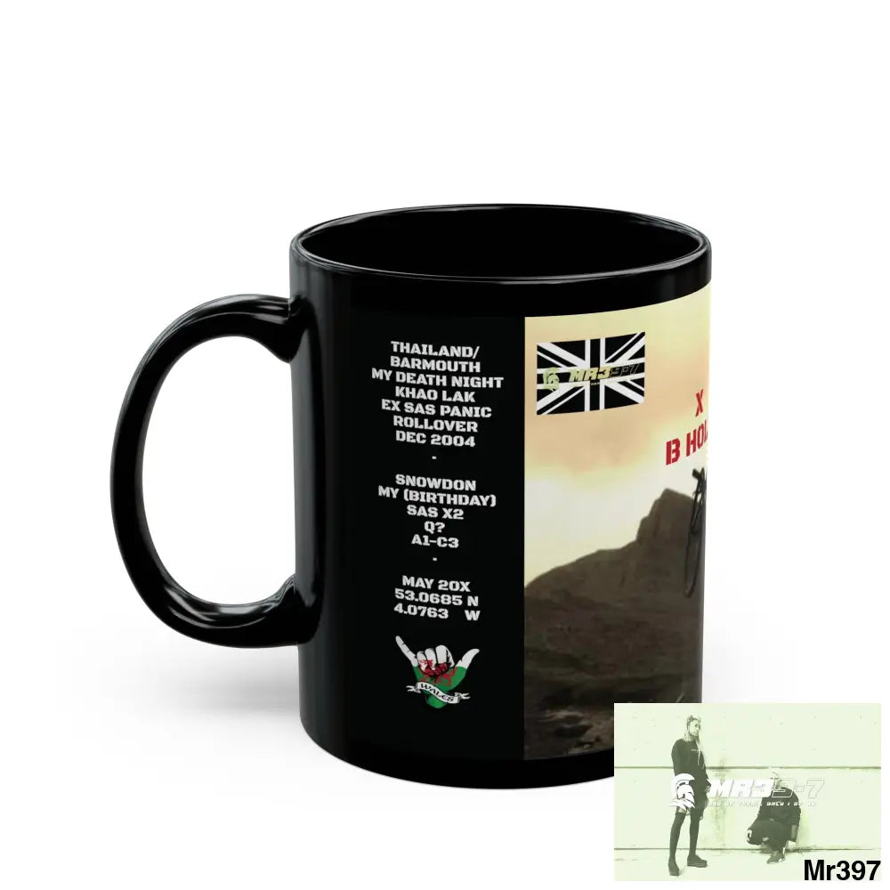 Mr39-7 Tactical SAS Roll over Death night 04/ 20X Strike B Done MT Snowdon 11oz Black Mug GB / Thailand/ Bermo /Snowdon